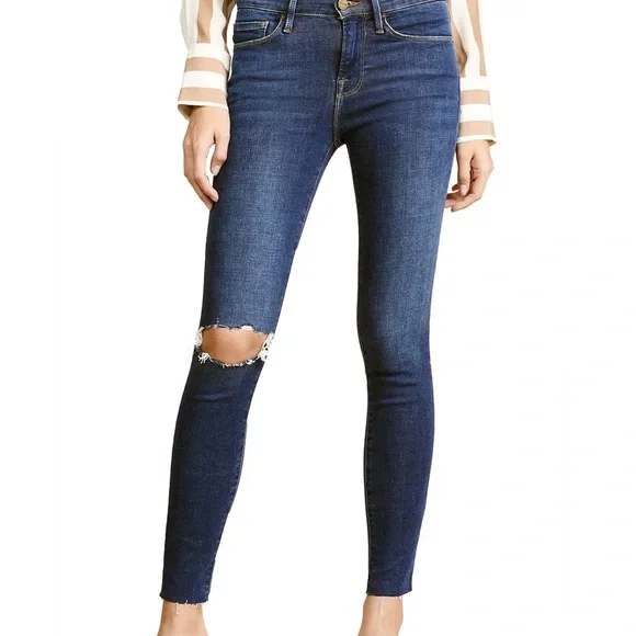 FRAME SKINNY DE JEANNE JEANS - Picture 2 of 7